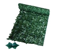 Instant Privacy Fence | PP Polyester 50x300cm Light Green | Artificial Ivy Leaf Screen | Balcony Patio Garden Backyard Outdoor Decor