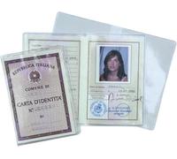 Instant Project N° 10 Porta Documenti Carta d'Identità Foto Tessera in Plastica - PVC Trasparente 12x16 cm