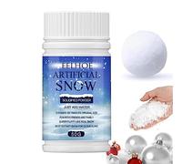Instant Snow,Artificial Fake Snow for Christmas Decoration | Conjuring Props Fake Snow Decoration for Christmas, Windows, Gift Box, Trees, Courtyard, Wall, Corridor