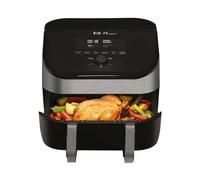 Instant VersaZone Friggitrice Digitale ad Aria in Acciaio Inox con Finestra 8,5L / XL Cassetto Modulare 2 zone, 8 programmi - Friggere, Cuocere, Arrostire, Grigliare, Disidratare, Riscaldare - 1700W