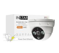 INSTAR IN-8403 2K+ PoE Bianco - LAN/PoE telecamera di sorveglianza con IA (AI) - Telecamera IP - Power Over Ethernet - PIR - Visione notturna - Uso per interni ed esterni - HomeKit HKSV - MQTT
