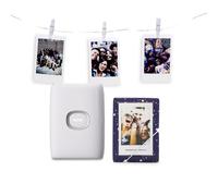 instax Fujifilm mini Link 2 Smartphoneprinter Bundel, Clay White Limited Edition