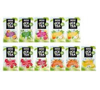 INSTICK Bevanda istantanea senza zucchero (Bundle S Tè Freddo) 11x12 bustine - per 0,5-1 l - Polvere per bevande vegana, ipocalorica e con vitamina C - Polvere istantanea