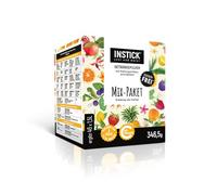 INSTICK Bevanda istantanea senza zucchero (confezione mista con 46 bustine) - 46 x 1,5-2,5 L - Polvere per bevande vegana a basso contenuto calorico con vitamina C