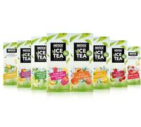 INSTICK Ice Tea Bevanda istantanea senza zucchero (pacchetto tè freddo L) - 96 bustine - 1 bustina per 1,5-2,5 L Bevanda vegana in polvere, a basso contenuto calorico, vitamina C