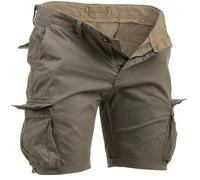 Instinct Bermuda Uomo Cargo Pantaloncini con Tasche Laterali Shorts Pantaloni Corti Slim Fit Multi-Tasche in Cotone Tasconati 54, Khaki Élite K-831