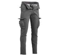 Instinct Pantaloni Uomo Cargo Invernali Slim Fit Tasconati con Tasche Laterali Militari da Lavoro Trekking Outdoor, Pantalone Lungo Multitasche Caldo per Autunno Inverno 50, Grigio K-712