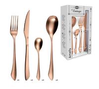 Instinct Servizio di Posate, Acciaio Inox, Rame, 13,7 x 7 x 26,5 cm