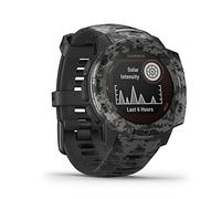 Instinct Solar, Camo Edition, Graphite - Smartwatch Gps Ultra-Resistente con Ricarica Solare, Cardio, Pulseox, App Multisport