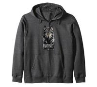 Instinct Wolf Glam Animal Statement Trend Felpa con Cappuccio
