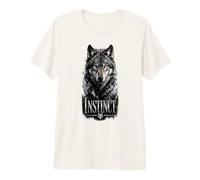 Instinct Wolf Glam Animal Statement Trend Maglietta Premium