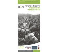 Institut Géographique National Bataille de Verdun - 1916 (Map) évènement