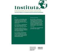 Instituta. Rivista di Storia delle istituzioni europee e internazionali (2024). Vol. 1