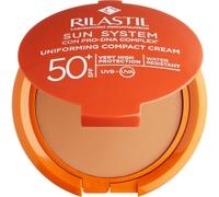 Institute Ganassini - INSTITUTE GANASSINI Rilastil Crema Solare Viso 50+ SPF Compatta Uniformante Sun System Protezione Molto Alta N. 03 Bronze