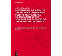 Institute of the World Economy and In Developing Countries - (Copertina rigida)