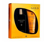 Instituto Espanol Poseidon Gold Men Eau De Toilette Spray 100ml Set 2 Pieces