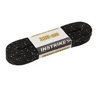 Instrike Coppia di lacci cerati, 330 cm, nero, per hockey su ghiaccio e hockey in linea