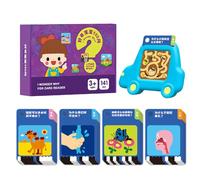 Instructional Card Reader, Educational Toy Kids, Interactive Flashcard Machine, Voice Output Learning Tool, 1 Unit, Excellent for Kindergarten, Birthday, or Family Activities