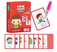 Instructional Card Reader, Educational Toy Kids, Interactive Flashcard Machine, Voice Output Learning Tool, 1 Unit, Excellent for Kindergarten, Birthday, or Family Activities