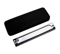 Instruments De Musique Harmonica Armonica A Una Nota 24 Fori Singola Fila Singolo Foro Chiave Do Acciaio Inossidabile Strumento Armonica Professionale(F tune)
