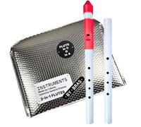 Instruments - Flauto nativo americano di Bras con bocchino intercambiabile e due corpi flauto in Do e A per tutti i livelli di abilità, strumento flauto realizzato a mano in Francia