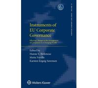 Instruments of EU Corporate Governance (Copertina rigida)