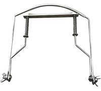 Instruments Parts - Supporto per armonica a 10 fori, colore: argento