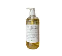 INSULA Sapone da Campo al Fico d'India - Sapone Liquido Multiuso Biodegradabile 100% - Doccia, Shampoo, Bucato e Stoviglie - Concentrato - Gel di Fico d'India da Flora Spontanea