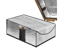 Insulated Attic Stairs Cover, Waterproof Zippered Door Blanket | Fireproof Attic Door Insulation Cover for Summer, Winter | Energy-Saving Attic Access Hatch Cover for Temperature Regulation