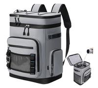 Insulated Backpack Cooler, 48 Cans Leak Proof Ice Chest, 12.2x7.87x17.72 Inches Large Capacity Lunch Bag Backpack, Ideal for Beach, Picnic, Work, Outdoor, Hiking, Travel, Fishing, and Shopping