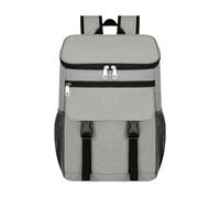Insulated Backpack, Thermal Cooling Pack, Leak Proof Cool Bag 17x11 Inches with Large Capacity, Ice Retention Bag for Picnic, Cycling, Bbq, Camping, Travel, Hiking, Sports, Outdoor, Gray