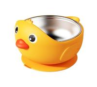 Insulated Basin - Strong Suction Grip, Kid Safe Cereal Bowl, Double Wall Temperature Control, Kindergarten Lunchware, Daycare Essentials, Small Portable Size Travel Dining