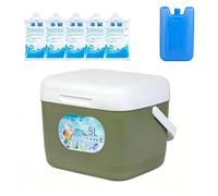 Insulated Box - 5L Portable Ice Chest, Hard Shell Lunch