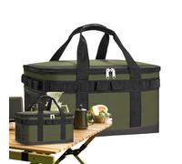 Insulated Cooler Bag, Cold Retention Ice Tote, Lightweight Thermal Picnic Carrier, Leakproof Large Capacity Freezer Storage, for Camping, Beach, Picnic, Travel, Boat, Kayak