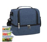 Insulated Cooler Bag, Insulated Reusable Grocery Bags, 9.84x6.69x9.06 Inches Portable and Waterproof, Pouch Tote for Party Work Beverage Beach Drink School Camping Outdoor