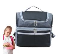 Insulated Food Carrier - Thermal Storage Tote, Portable Lunch Organizer, Leak Resistant Meal Bag, Durable Meal Container | Large Capacity Lunch Storage System For Outdoor Picnic Hiking Camping Commute