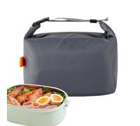 Insulated Lunch Bag, Foil Container, 9.84x5.51x8.66 Inches, Ergonomic Waterproof Aluminum Leakproof Interior with Handle, Lunch Carrier for School, Work, Hiking, Picnic and Beach