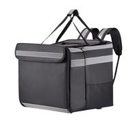 Insulated Pizza Delivery Bag, Expandable Thermal Takeaway Backpack, Heavy-Duty and Waterproof Food Carrier for Groceries, Catering, Hiking, Camping, Restaurants, 1400G