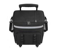 Insulated Rolling Cooler Bag - 35l Leakproof Ice Chest, impermeabile Liner Cooler with Wheels, for Outdoor Use, Beach Travel Picnic Fishing Tailgating Road Trip Party Pool Food and Drinks Storage