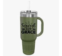 Insulated Travel Mug - Saved by Grace, 40oz