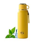 Insulated Vacuum Bottle, 30x8.5cm Stainless Steel Mug with Straw Lid, Double-Wall Hydration Vessel, 1000ml Thermal Canteen with Sporty Style, Water Bottle for Hiking and Gym