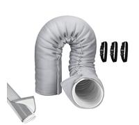 Insulated Washable UV-Resistant, Portable Ac Exhaust, Professional Portable Ac Hose Cover 371g for Cooling Maintenance Protection Indoor Home Office Bedroom Professional HVAC Maintenance Gear
