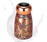 Insulated Water Bottle - 13cm Smart Thermal Cup | Stainless Steel & Ceramic Easy Clean Flask, Intelligent Temperature Display Screen Portable Mini Tumbler For Kids School Travel And Office