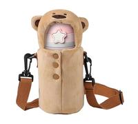 Insulated Water Bottle Carrier Bag with Adjustable Shoulder Strap, Portable Water Bottle Sleeve Pouch for Protection and Easy Carry, Bottle Sling Holder Case for Outdoor Activities, Hiking, and Travel