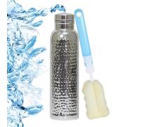 Insulated Water Bottles, Leakproof Travel Mug, Double Wall Vacuum Bottle with 620ml Capacity, Reusable Hydration Flask for Fitness, Palestra, Travels, Studio, School, Men, Women, Outdoor, Black
