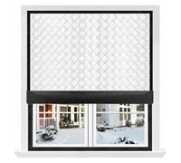 Insulated Window Cover, Heavy Duty Thermal Blackout Oxford Cloth, Energy Saving Heat and Cold Protection, Window Roll Up Insulating Blanket for Home Office Apartment Bedroom