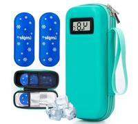 Insulin - Borsa termica con 2 batterie di raffreddamento TSA, borsa per diabetici con borsa frigo, piccola borsa per insulina, mini custodia per frigo, borsa termica per medicinali, regali per