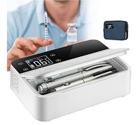 Insulin Cooler Refrigerated Box,Portable Refrigerator Drug Reefer 0-8°C For Travel Car Refrigerator,10200mah 8-24 Hours,Insulin Cooler Case Travel,Power Bank/Car/Home/Battery Can Be Used,2battery ()
