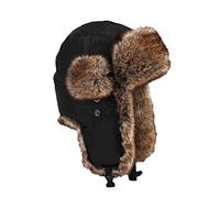 Insun Colbacco Uomo Donna Cappello Trapper Idrorepellente Nero 2 XL