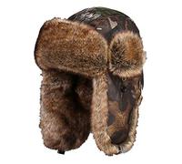 Insun Colbacco Uomo Donna Cappello Trapper Marrone Camuffare L